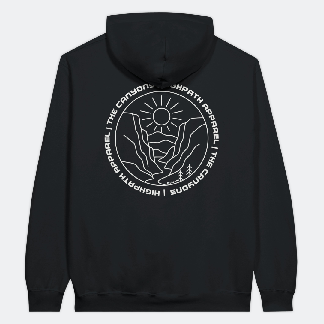 Canyon Hoodie - Black – Highpath Apparel