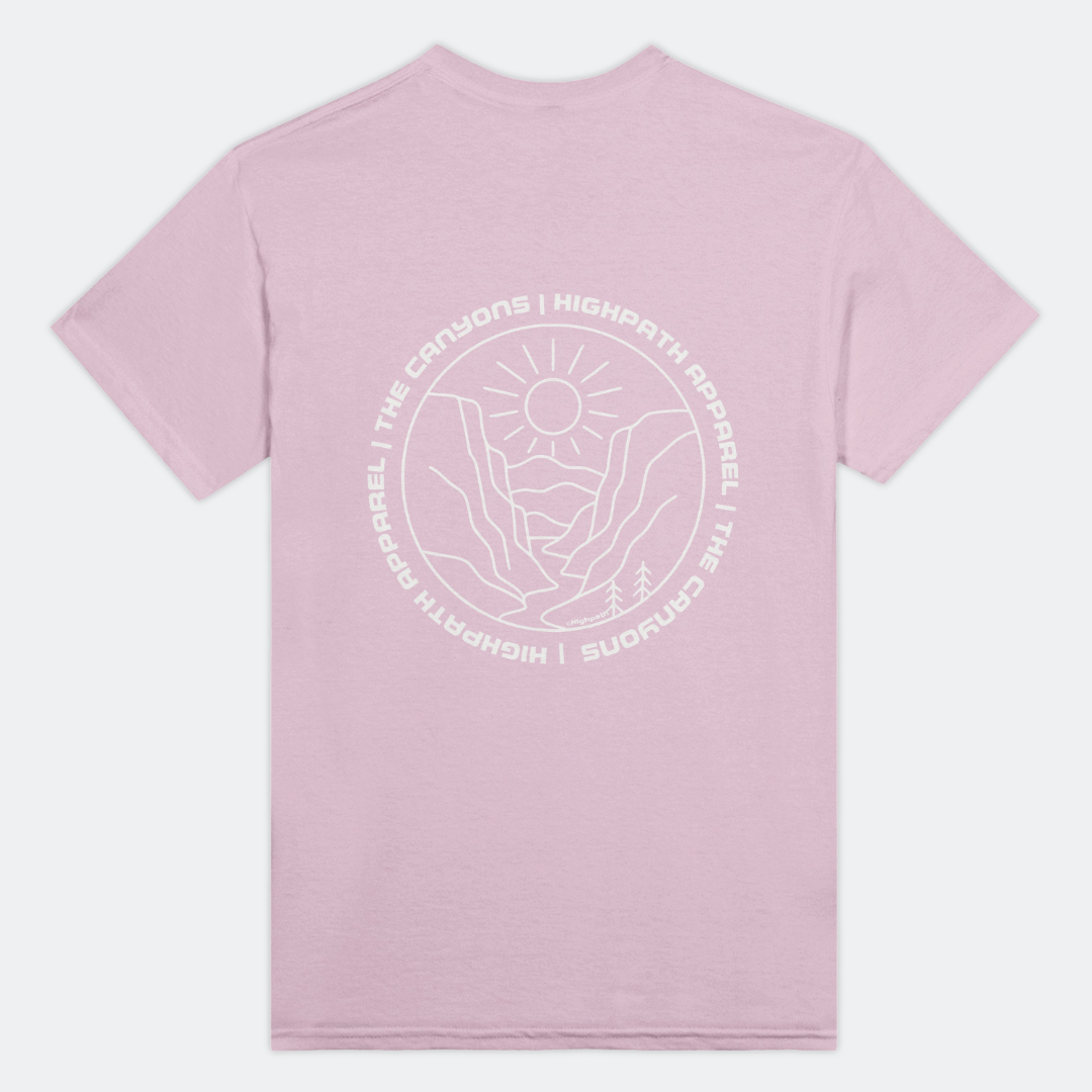Canyons Tee - Light Pink