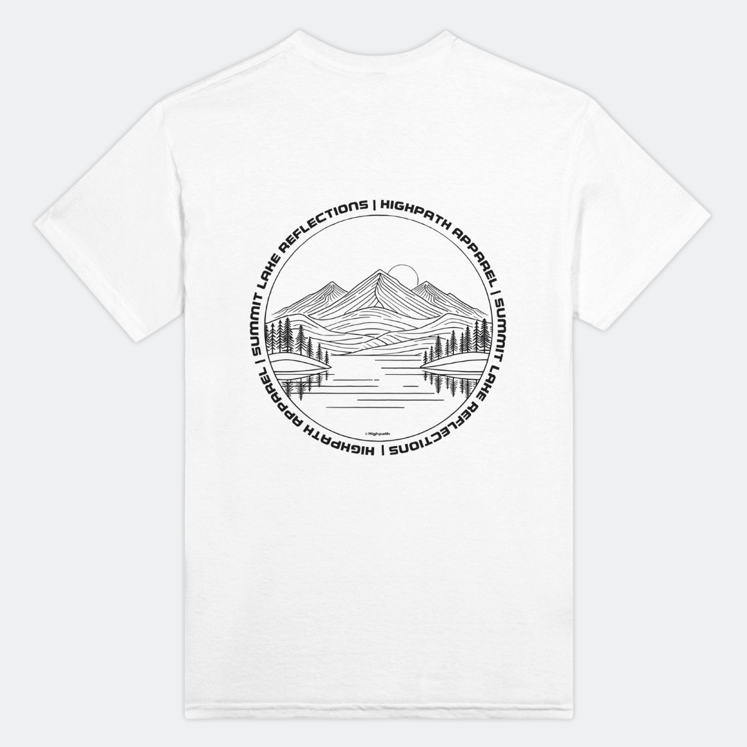 Summit Lake Tee - White